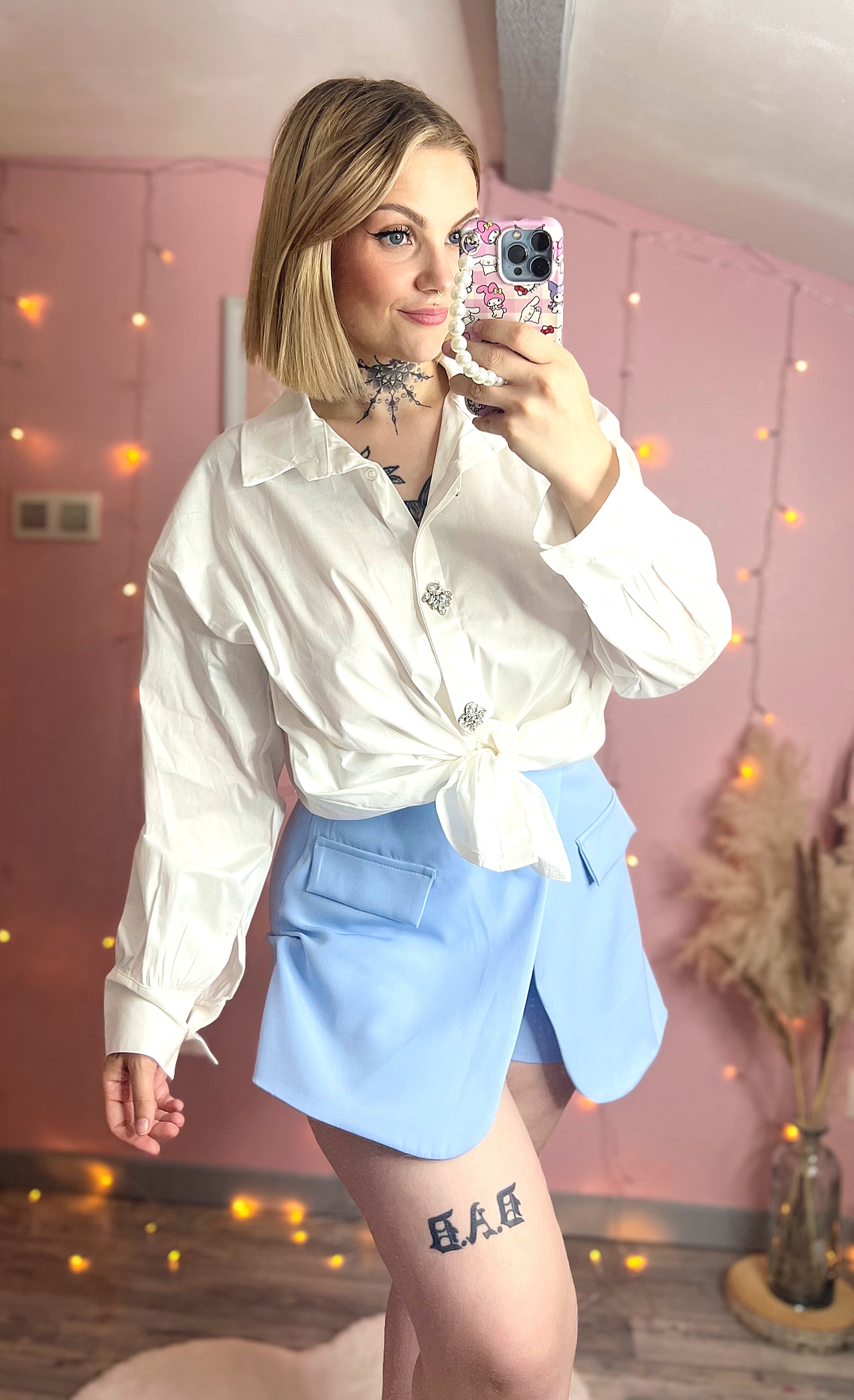 Jupe short EMMA 🩵