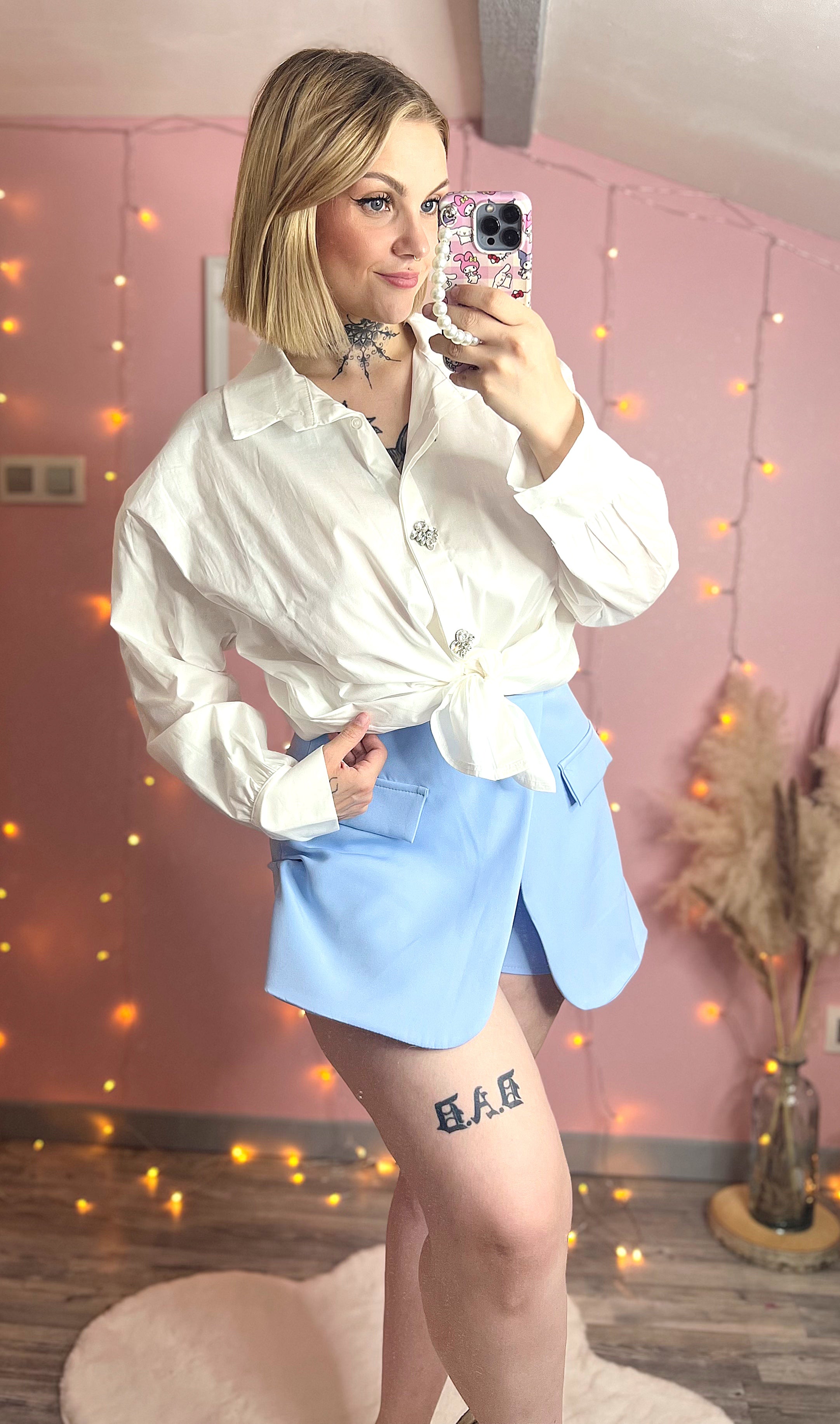 Jupe short EMMA 🩵